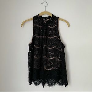 NWT Lace, High Neck Tank